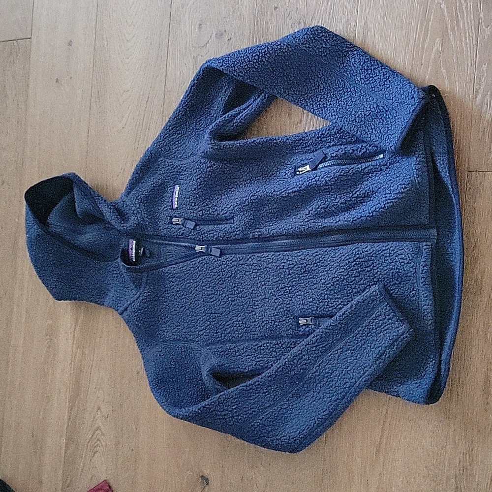 Patagonia Blue Hooded Jacket